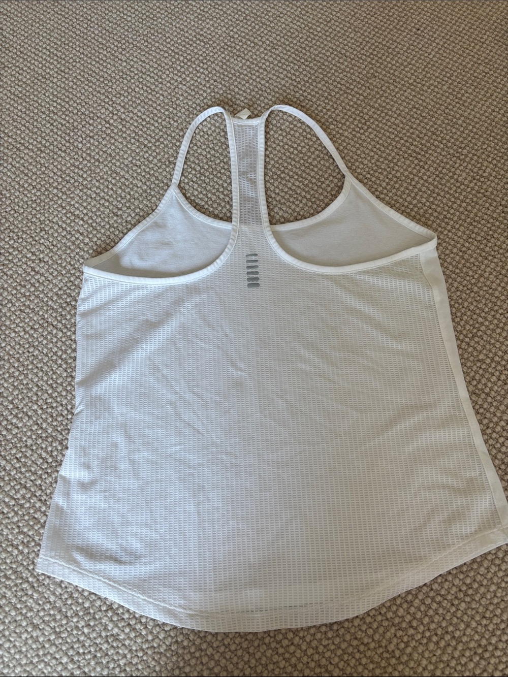 Under Armour White Performance Racerback Tank - Picture 2 of 3